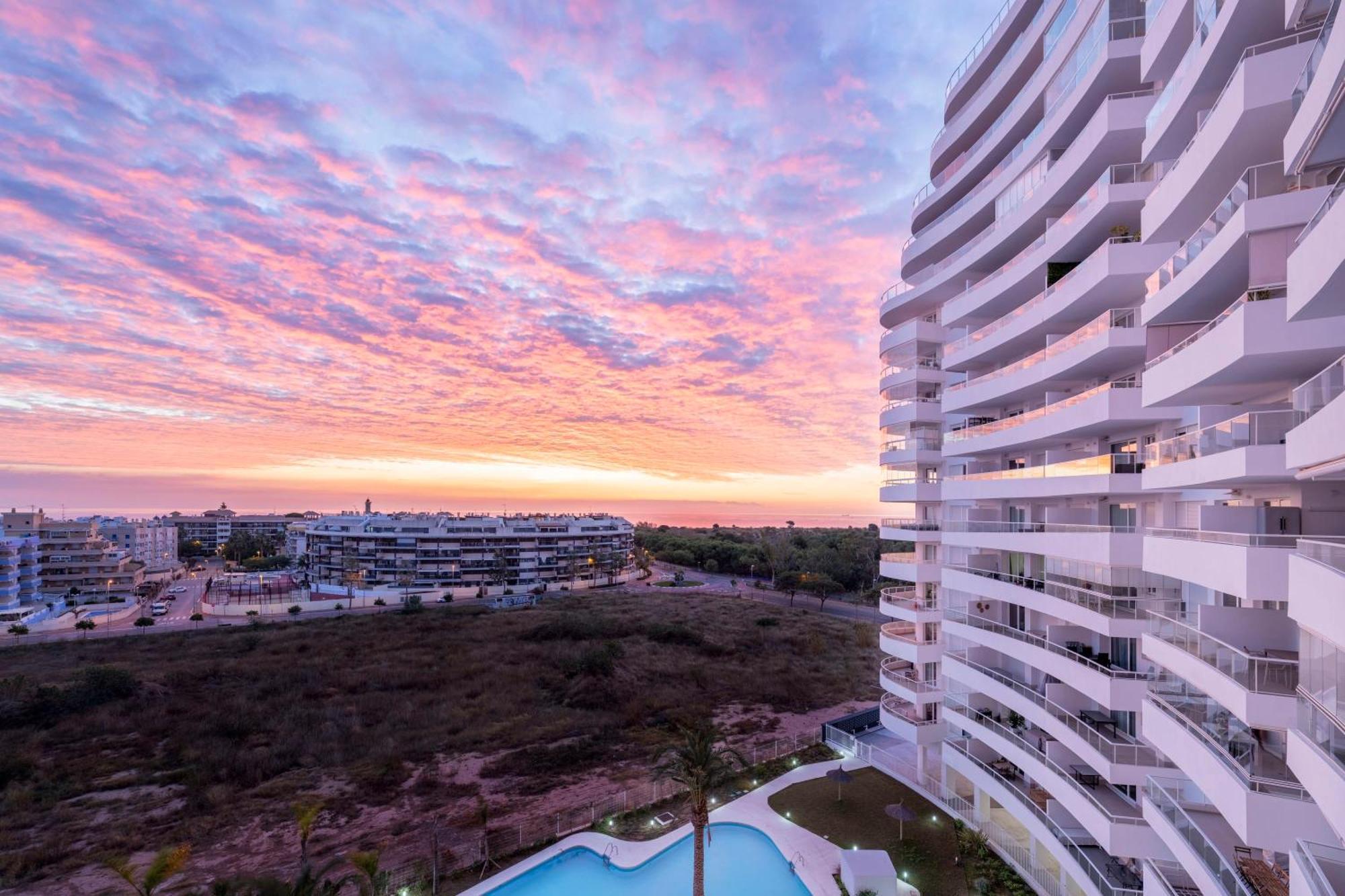 Gran Canet 2Br! Walk To Beach, Sea View, Sauna & Gym Canet d'En Berenguer Extérieur photo